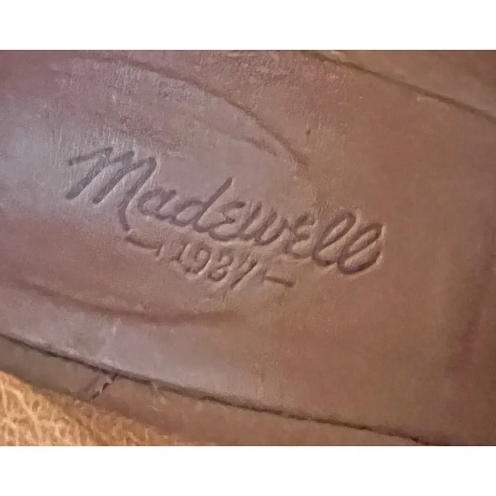 Madewell The Billie Boot in Suede Leather Black Size 9